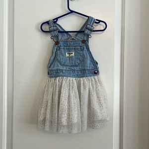 Oshkosh tulle skirt overallskirt size 3t